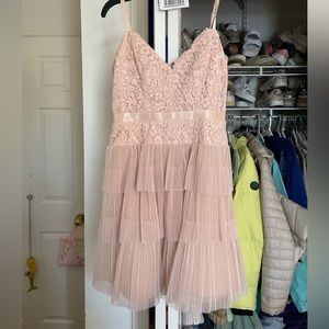 Tulle Tiered Mini Dress